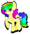 Size: 2605x3000 | Tagged: safe, artist:rainbowtashie, derpibooru import, oc, oc:rainbowtashie, earth pony, pony, cutie mark, female, grin, lineless, mare, raised hoof, simple background, smiling, solo, transparent background