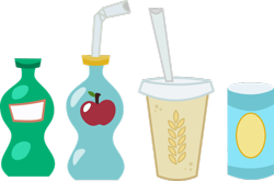 Size: 900x593 | Tagged: safe, artist:the smiling pony, derpibooru import, .svg available, apple juice, bendy straw, beverage, bottle, cup, drinking straw, juice, no pony, object, resource, simple background, transparent background, vector