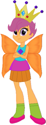 Size: 187x508 | Tagged: safe, artist:selenaede, artist:user15432, derpibooru import, scootaloo, human, equestria girls, clothes, costume, crown, fairy, fairy princess, fairy princess outfit, fairy wings, halloween, halloween costume, hasbro, hasbro studios, holiday, jewelry, regalia, shoes, wings