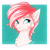 Size: 1280x1280 | Tagged: safe, artist:lucaaegus, derpibooru import, oc, cute, green, new icon, pink, ponysona