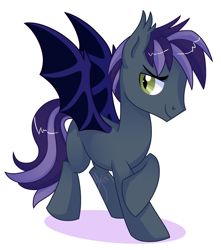 Size: 962x1089 | Tagged: safe, artist:ieatedaunicorn, derpibooru import, oc, bat pony, pony, solo