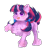 Size: 895x1000 | Tagged: safe, artist:rossignolet, derpibooru import, twilight sparkle, pony, bow, cheek fluff, chest fluff, cute, ear fluff, fluffy, hair bow, heart eyes, open mouth, pigtails, raised hoof, simple background, solo, transparent background, twiabetes, twintails, unshorn fetlocks, wingding eyes