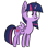 Size: 1280x1487 | Tagged: safe, alternate version, artist:artiks, derpibooru import, part of a set, twilight sparkle, twilight sparkle (alicorn), alicorn, pony, 8 angles of pony collaboration, female, mare, simple background, smiling, solo, transparent background