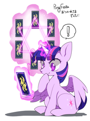 Size: 1000x1334 | Tagged: safe, artist:zakro, derpibooru import, twilight sparkle, twilight sparkle (alicorn), alicorn, pony, female, mare, solo, star of david, tarot