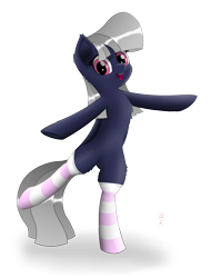 Size: 1600x2100 | Tagged: safe, artist:bloody-roger, derpibooru import, oc, oc:sealed seal, earth pony, pony, bipedal, clothes, simple background, socks, solo, striped socks, transparent background