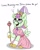 Size: 621x768 | Tagged: safe, artist:pastel-charms, derpibooru import, oc, oc only, oc:pansy everfree, earth pony, pony, adopted offspring, clothes, dress, fake alicorn, fake horn, fake wings, female, filly, implied twilight sparkle, parent:twilight sparkle, simple background, solo, white background