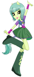 Size: 1152x2588 | Tagged: safe, artist:rosesweety, derpibooru import, equestria girls, bangles, boots, clothes, joy lefrog, regal academy, shoes, simple background, skirt, solo, transparent background