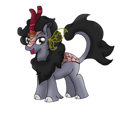 Size: 1272x1200 | Tagged: safe, artist:pokecure123, derpibooru import, oc, oc only, oc:pokecure123, kirin, 2019 community collab, derpibooru community collaboration, kirin-ified, male, simple background, solo, species swap, transparent background