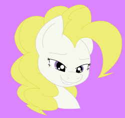 Size: 975x923 | Tagged: safe, artist:cindyter, artist:joey darkmeat, derpibooru import, surprise, pony, bust, pink background, portrait, simple background, solo