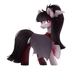 Size: 1280x1347 | Tagged: safe, artist:scarlet-spectrum, derpibooru import, oc, bat pony, pony, bat pony oc, female, mare, simple background, solo, transparent background