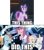 Size: 1920x2160 | Tagged: safe, derpibooru import, edit, edited screencap, screencap, mean applejack, mean fluttershy, mean pinkie pie, mean rainbow dash, mean rarity, alicorn, pony, the mean 6, what lies beneath, clone, cropped, dying, glow, image macro, imminent death, meme, nickelodeon, smiling, tree of harmony, treelight sparkle, you ruined everything