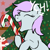 Size: 2100x2100 | Tagged: safe, artist:lannielona, derpibooru import, pony, advertisement, candy, candy cane, christmas, christmas decoration, christmas tree, commission, decoration, eyes closed, food, happy, holiday, indoors, licking, lights, present, ribbon, sketch, solo, tongue out, tree, wall, your character here