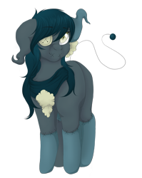 Size: 1742x2184 | Tagged: safe, artist:dollpone, derpibooru import, oc, oc:forenzik, original species, doll pony, female, simple background, solo, transparent background