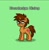 Size: 825x836 | Tagged: safe, derpibooru import, oc, pony, unicorn, fangs, golden eyes, green background, ponytowngame, simple background, standing