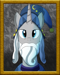 Size: 1200x1500 | Tagged: safe, artist:egstudios93, derpibooru import, part of a set, star swirl the bearded, pony, bust, portrait, solo