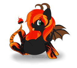 Size: 4584x4091 | Tagged: safe, artist:hellishprogrammer, derpibooru import, oc, oc only, oc:hellfire (ice1517), alicorn, bat pony, bat pony alicorn, demon, demon pony, pony, absurd resolution, alicorn oc, bat pony oc, bat wings, clothes, commission, cute, female, horns, mare, ocbetes, silly, simple background, socks, solo, tongue out, transparent background, ych result