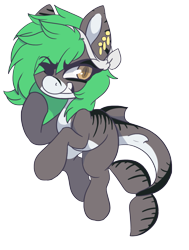 Size: 799x1055 | Tagged: safe, artist:realfablepony, derpibooru import, oc, oc:great tiger, original species, shark pony, female, one eye closed, simple background, solo, transparent background, wink