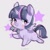 Size: 750x750 | Tagged: safe, artist:kura, derpibooru import, twilight sparkle, twilight sparkle (alicorn), alicorn, pony, female, looking at you, mare, solo, starry eyes, wingding eyes