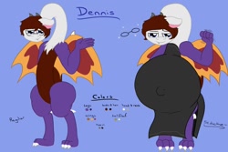 Size: 1280x853 | Tagged: safe, artist:theimmortalwolf, derpibooru import, oc, oc:dennis, draconequus, male, male pregnancy, pregnant