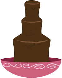 Size: 1600x2000 | Tagged: safe, artist:pageturner1988, derpibooru import, a bird in the hoof, bowl, chocolate, chocolate fountain, food, no pony, resource, simple background, transparent background, vector