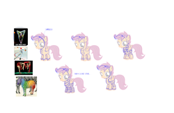 Size: 1000x650 | Tagged: safe, derpibooru import, scootaloo, pegasus, pony, zebra, concept art, female, filly, foal