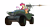 Size: 6000x3200 | Tagged: safe, artist:yognaughtsteve, derpibooru import, apple bloom, scootaloo, sweetie belle, pony, car, cutie mark crusaders, gun, halo (series), shooting, simple background, transparent background, vehicle, warthog, weapon