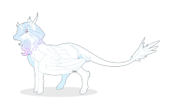 Size: 2600x1600 | Tagged: safe, artist:diya1967, derpibooru import, oc, oc only, oc:domaine, pegasus, pony, female, full body, gift art, horns, mare, simple background, solo, transparent background