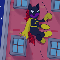 Size: 1600x1600 | Tagged: safe, artist:m3g4p0n1, derpibooru import, pony, batmare, night, solo