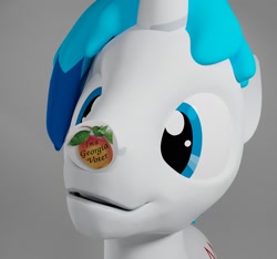 Size: 2048x1920 | Tagged: safe, artist:deloreandudetommy, derpibooru import, oc, oc only, oc:supersaw, 3d, blender, election, sticker, voting