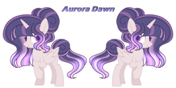 Size: 1024x514 | Tagged: safe, artist:lavendersweet121, derpibooru import, oc, oc:aurora dawn, alicorn, pony, female, magical lesbian spawn, mare, offspring, parent:fluttershy, parent:twilight sparkle, parents:twishy, simple background, solo, transparent background