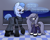 Size: 3000x2381 | Tagged: safe, artist:moonatik, derpibooru import, oc, oc only, oc:selenite, bat pony, earth pony, pony, angry, annoyed, armor, bat pony oc, boots, clothes, condescending, dialogue, female, general, gloves, indoors, long mane, long tail, male, mare, military uniform, moon, night, shoes, short tail, size difference, soldier, stallion, this will end in pain, uniform