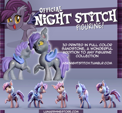 Size: 863x800 | Tagged: safe, derpibooru import, oc, oc:night stitch, bat pony, pony, advertisement, bat pony oc