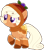 Size: 270x308 | Tagged: safe, artist:s1nb0y, derpibooru import, oc, food pony, original species, pony, base used, colt, food, male, pancake pony, ponified, simple background, solo, transparent background