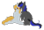 Size: 2369x1589 | Tagged: safe, artist:requiem♥, derpibooru import, oc, oc:thunderblitzdash, pegasus, pony, black and blue, black hair, blue hair, brown eyes, cheek fluff, commission, ear fluff, female, flower, love, male, oc x oc, shipping, simple background, straight, transparent background, white fur, wings, yellow hair, your character here