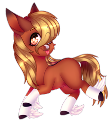 Size: 1625x1788 | Tagged: safe, artist:honeybbear, derpibooru import, oc, earth pony, pony, female, filly, simple background, solo, tongue out, transparent background