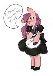 Size: 700x1000 | Tagged: safe, artist:togo-mimori, derpibooru import, oc, oc:sweet haze, bipedal, clothes, crossdressing, femboy, maid, male, question