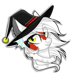 Size: 1036x1066 | Tagged: safe, artist:cloud-fly, derpibooru import, oc, pony, snake, bust, eye clipping through hair, female, hat, mare, portrait, simple background, solo, transparent background, witch hat, ych result