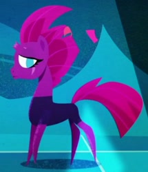 Size: 434x504 | Tagged: safe, derpibooru import, screencap, tempest shadow, pony, unicorn, my little pony: the movie, broken horn, cropped, eye scar, female, mare, pointy ponies, scar, scar on the wrong side, solo