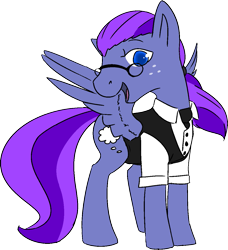 Size: 1105x1212 | Tagged: safe, artist:tempusfidgets, derpibooru import, oc, oc:lotan, pegasus, pony, male, simple background, solo, transparent background, waiter