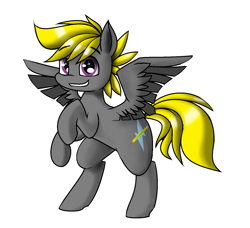 Size: 1320x1204 | Tagged: safe, artist:pencil bolt, derpibooru import, oc, oc only, oc:pencil bolt, pegasus, pony, looking at you, male, smiling, standing