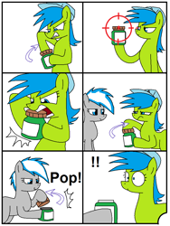 Size: 748x996 | Tagged: safe, artist:pencil bolt, derpibooru import, oc, oc:aery persy, oc:radiobel, pony, comic, theponyfuture