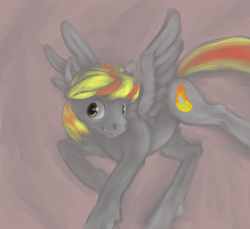 Size: 1280x1173 | Tagged: safe, artist:tempusfidgets, derpibooru import, oc, oc:blitz, pegasus, pony, male, simple background, solo