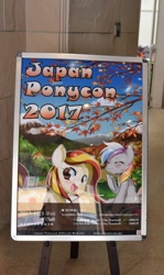 Size: 612x1024 | Tagged: safe, derpibooru import, oc, oc:poniko, oc:rokuchan, pony, japan ponycon, poster