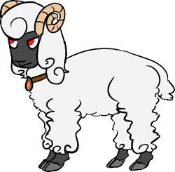 Size: 1001x981 | Tagged: safe, artist:tempusfidgets, derpibooru import, oc, oc only, oc:yonah zolta, pony, sheep, cloven hooves, collar, simple background, solo, transparent background
