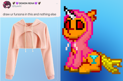 Size: 1728x1149 | Tagged: safe, artist:torpy-ponius, derpibooru import, oc, oc:drunk n ugly, oc:drunknugly, meme, pink sweater, sweater meme