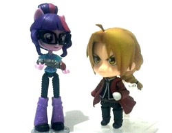 Size: 573x444 | Tagged: safe, derpibooru import, sci-twi, twilight sparkle, equestria girls, doll, edward elric, equestria girls minis, fullmetal alchemist, nendoroid, toy