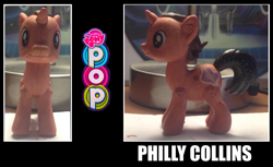 Size: 1595x979 | Tagged: safe, artist:grapefruitface1, derpibooru import, oc, oc only, oc:drumbeat pop, oc:philly collins, custom, irl, musician, my little pony pop!, painted, phil collins, photo, solo, toy, updated