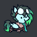 Size: 128x128 | Tagged: safe, artist:trololohstuffs, derpibooru import, oc, oc:gryph xander, pegasus, pony, animated, boots, chibi, clothes, cute, gif, gif for breezies, goggles, jacket, male, pants, picture for breezies, scarf, shoes, silly, solo, spinning, stallion, you spin me right round