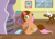 Size: 4881x3559 | Tagged: safe, artist:raspberrystudios, derpibooru import, oc, oc only, oc:caramel drop, cat, pony, unicorn, baking, cookie, cupcake, food, kitchen, magic, oven, window