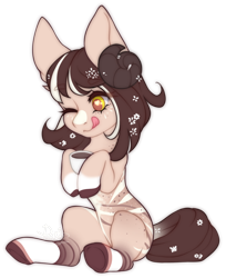 Size: 1136x1395 | Tagged: safe, artist:dusty-onyx, derpibooru import, oc, oc only, oc:kokoa, earth pony, pony, coffee cup, cup, female, hoof hold, horns, mare, simple background, sitting, solo, transparent background